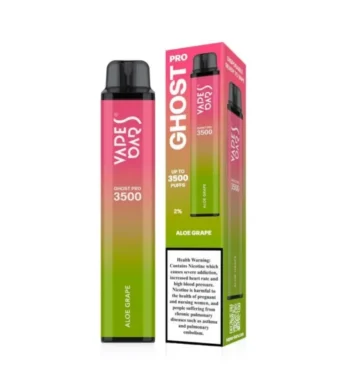 Aloe Grape 20mg 3500 Puffs by Vapes Bars Ghost Pro