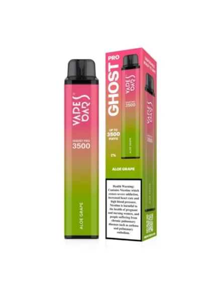 Aloe Grape 20mg 3500 Puffs by Vapes Bars Ghost Pro