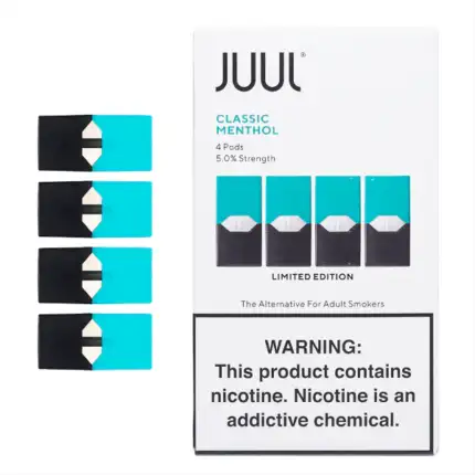 Juul Classic Menthol Pods 5% Nicotine (4 Pcs)