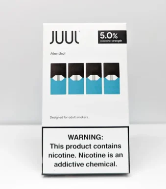 Pack of 10 Juul menthol 5%