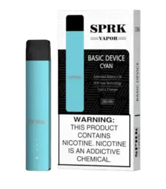 SPRK VAPOR Device CYAN (Pack of 4)