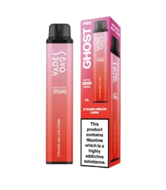 Strawberry Melon Chew 20mg 3500 Puffs by Vapes Bars Ghost Pro