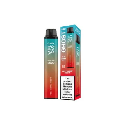 Fizzy Cherry Sweets 20mg 3500 Puffs by Vapes Bars Ghost Pro