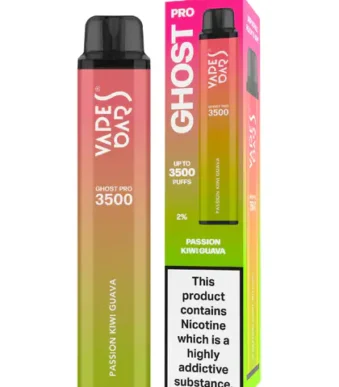 Passion Kiwi Guava 20mg 3500 Puffs by Vapes Bars Ghost Pro