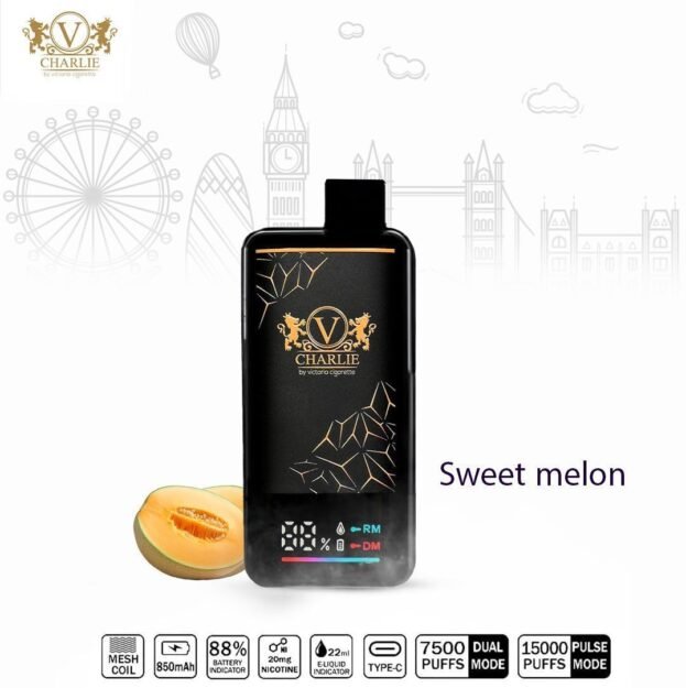 Sweet Melon VICIG Charlie Disposable Pod Device (15000 Puffs) 20mg